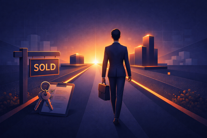 New real estate agent walking toward a structured career path on the Treasure Coast